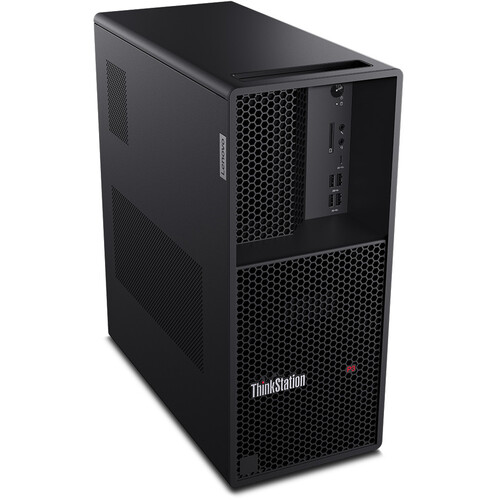 Lenovo ThinkStation P3 Gen2 standing alone.